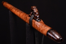 Madrone Burl Native American Flute, Minor, Mid A-4, #G34H